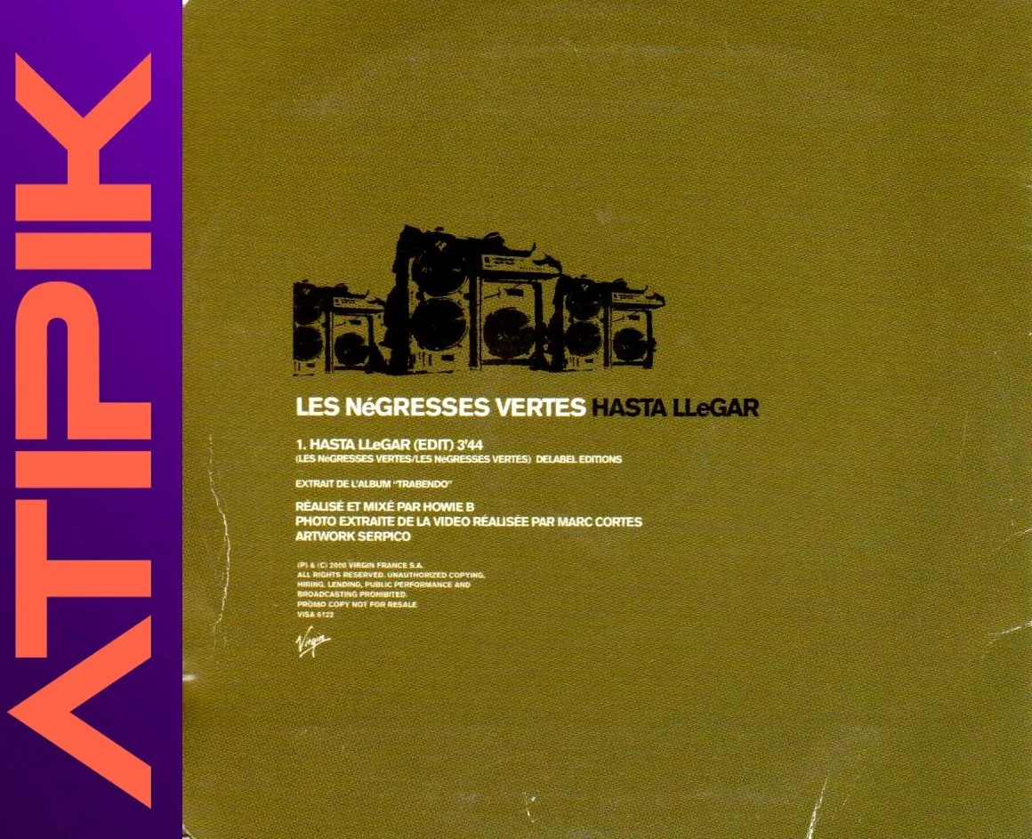 🌵 Rarity: CD promo 'Hasta Llegar' by Les Négresses Vertes (23 years)! Out of Commerce! – photo 2